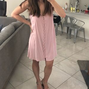 TOPSHOP Molly Button Mini Slipdress